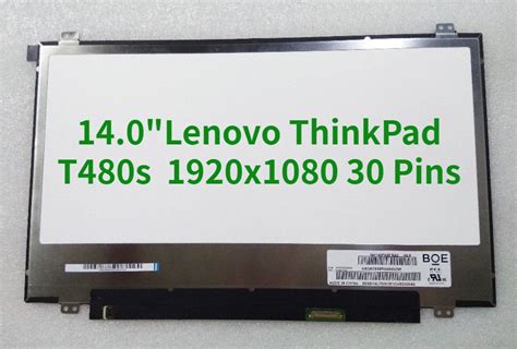 Laptop Matrix 140 Led Lcd Screen For Lenovo Thinkpad T480s 1920x1080