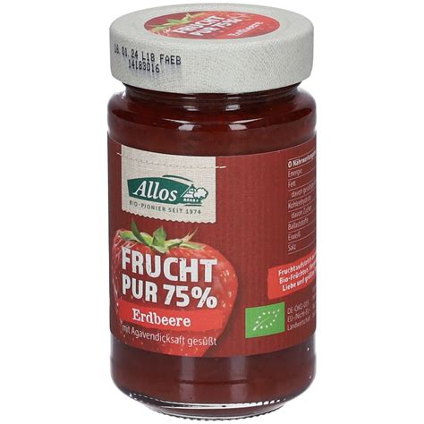 Allos Bio Frucht Pur Erdbeere G Shop Apotheke At