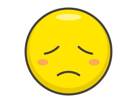 Disappointed Face Emoji Png Transparent Emoji Freepngdesign