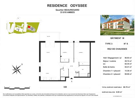 Appartement T Rdc Lot Odyssee Amb S Gironde Supinvest