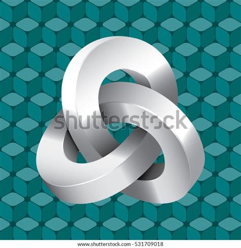 Triple Mobius Loop Impossible Geometric Figure Stock Vector Royalty Free 531709018 Shutterstock