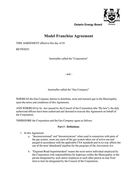 49 Editable Franchise Agreement Templates And Contracts ᐅ Templatelab