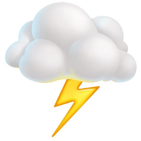 🌩️ Cloud with Lightning on Twitter Emoji Stickers 13.1