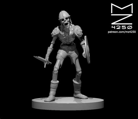 Skeleton, Miniature for Dungeons and Dragons by Mz4250 - Etsy