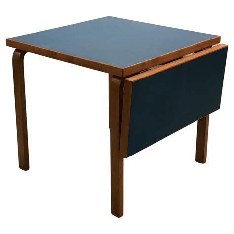 Alvar Aalto Foldable Table And 6 Stools Artek At 1stDibs