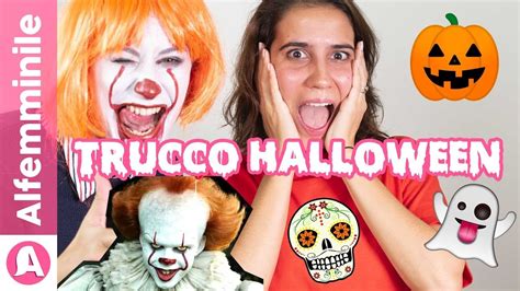 Trucco Halloween Semplice Teschio Messicano E It Il Pagliaccio Youtube