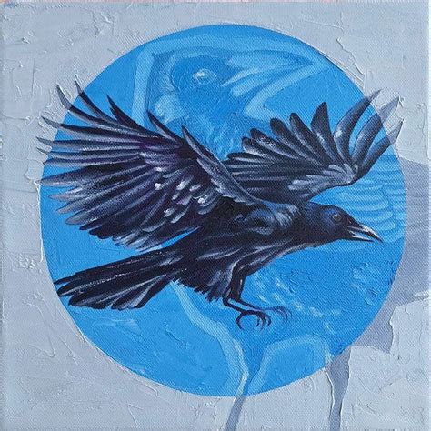 A Crows Wings Painting by Rapheal Crump | Saatchi Art