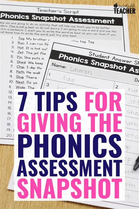 Phonics Assessment Tips 7 Tips For Administering Phonics Assessments