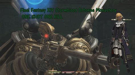 Final Fantasy Xiv Stormblood Orbonne Monastery One Shot One Kill Youtube