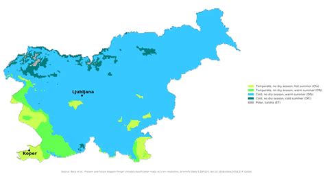 Blue Green Atlas - The Climate of Slovenia