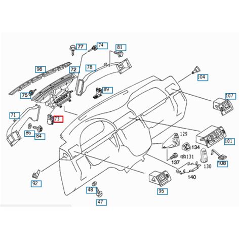 MERCEDES BENZ M W163 HVAC Air Adjustment Control Motor A2038201642 NEW