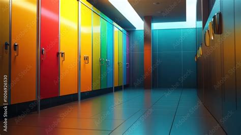 Gender-Neutral Restroom Signage A modern facility featuring gender ...