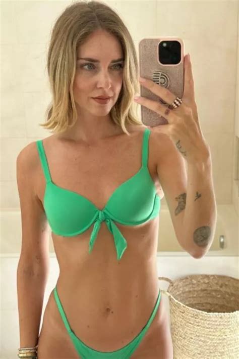 Calzedonia Thong Bikini Bottoms Indonesia In Shiny Green Worn By Chiara