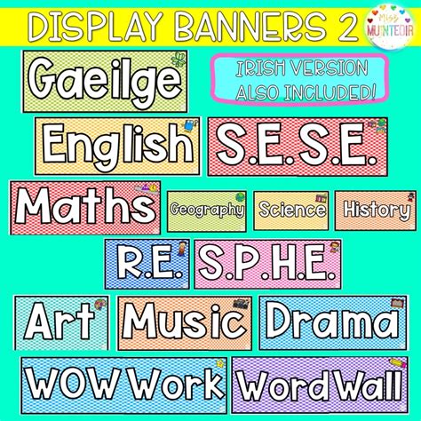 Mash Class Level Display Banners 2