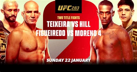 Watch UFC 283 Teixeira Vs Hill Live On Kayo Pay Per View