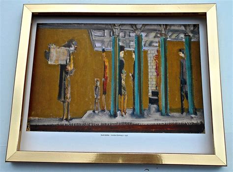 Framed Mark Rothko Print Titled Subway 1937 Abstract Etsy