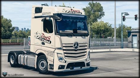 Mb Actros Mp Denis Trans Skin V Ets Mods Ets Map Euro Truck