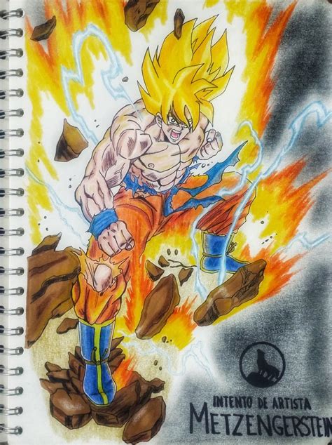 Goku Ui Dibujo A Lapiz Dibujo Fan Art Goku De Anime Dragon Ball Z Kai