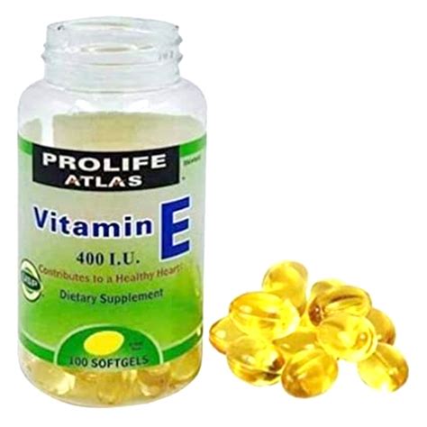 Buy Prolife Atlas Vitamin E I U Softgels Online In Uae Sharaf Dg