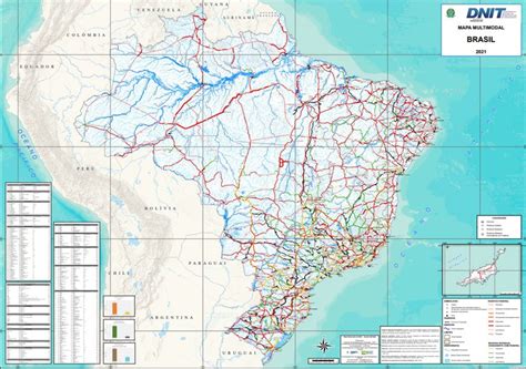 DNIT Publica Mapas Multimodais Referentes A 2021 FETRANSUL