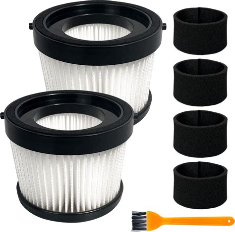 Pack Dcv H Hepa Filter Compatible With Dewalt Dcv Hb Cordless