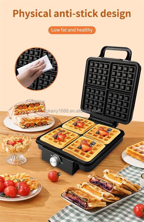 Sokany 08031 New Style Electric Breakfast Toaster Press Grill Sandwich