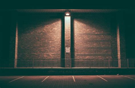 Free Stock Photo of Night View of Empty Parking Lot | Download Free ...