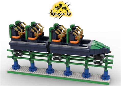 Lego Moc Rollercoaster Kingda Ka Six Flags Great Adventure By