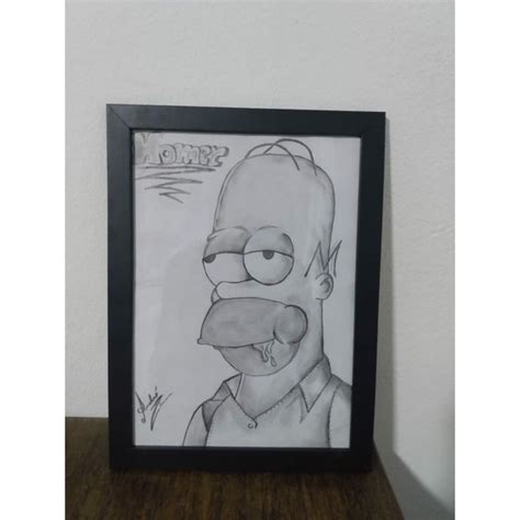 Quadro Homer Simpsons Shopee Brasil