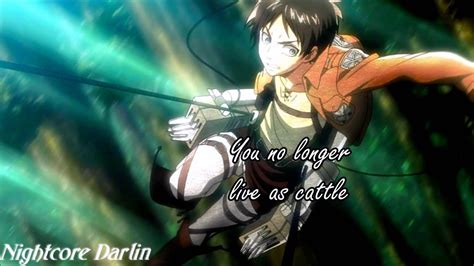 Nightcore Guren No Yumiya Attack On Titan Opening English Version