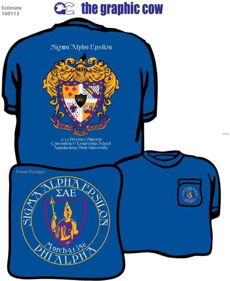 sigma alpha epsilon crest | Greek clothing, Event shirts, Sigma alpha ...