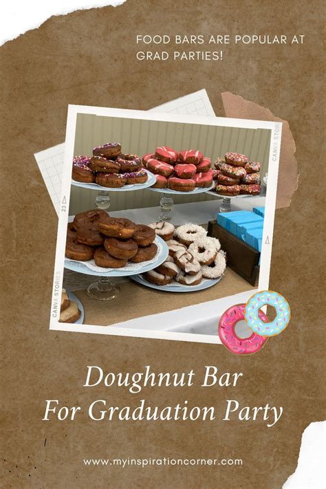 Doughnut Bar For Graduation Party