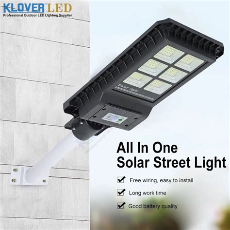 Outdoor Ip65 30W 60W 90W Integrated All In One Solar Street Light