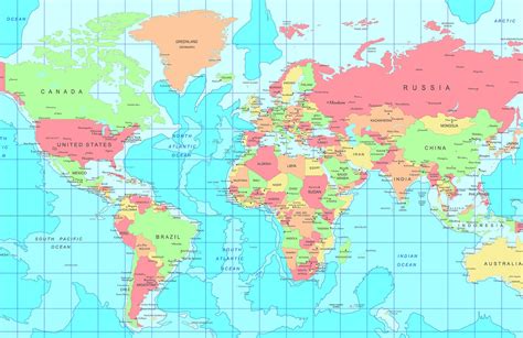 World Map With Capital Cities (#135611) - HD Wallpaper & Backgrounds ...