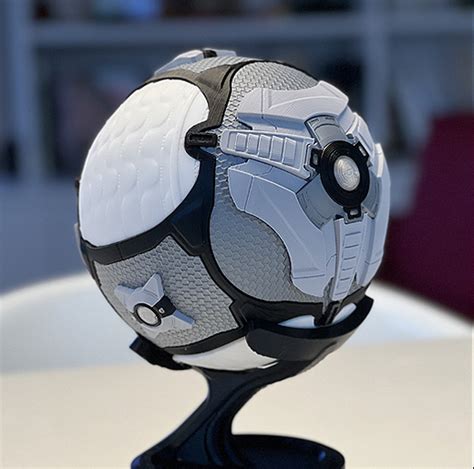 D File Rocket League Ball Statue With Lamp Option Model To