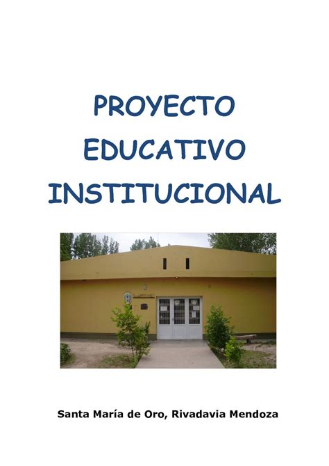 Calaméo PROYECTO EDUCATIVO INSTITUCIONAL