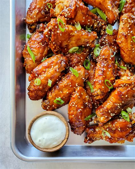 Korean Gochujang Crispy Hot Wings Tiffany Angela