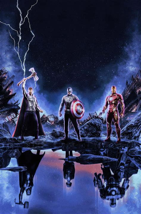 Download The Avengers Together in Endgame | Wallpapers.com