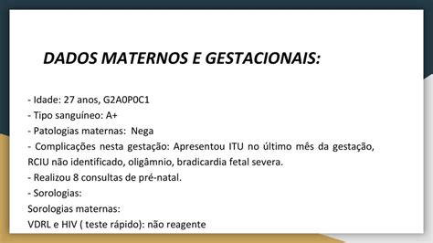 Trombose Venosa Em Neonatologia Relato De Caso Cl Nico Ppt Carregar