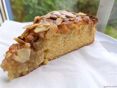 Bolo de Amêndoas Torradas Iguaria Receita e Culinária