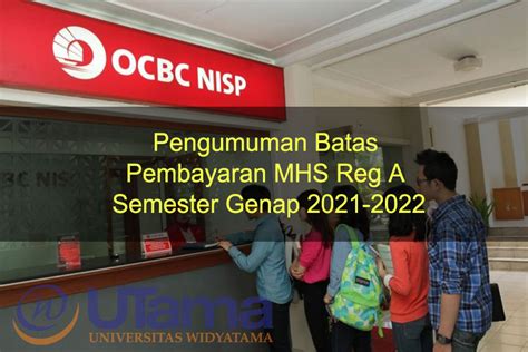 Pengumuman Batas Pembayaran Mhs Reg A Semester Genap Portal