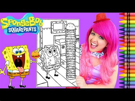 Crayola Giant Coloring Pages Spongebob Squarepants