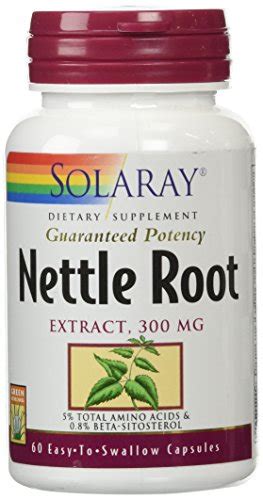 Solaray Nettle Extract Mg Healthy Urinary Prostate Support For