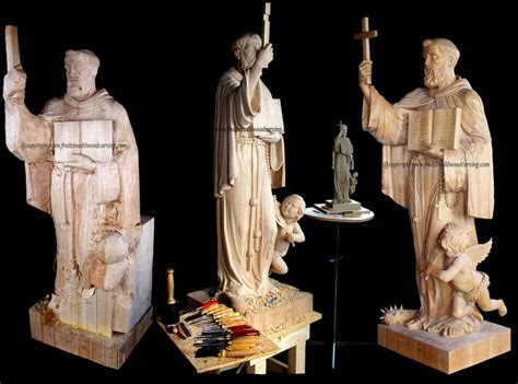 Religious sculptures, catholic statuary, and religious relief wood carvings