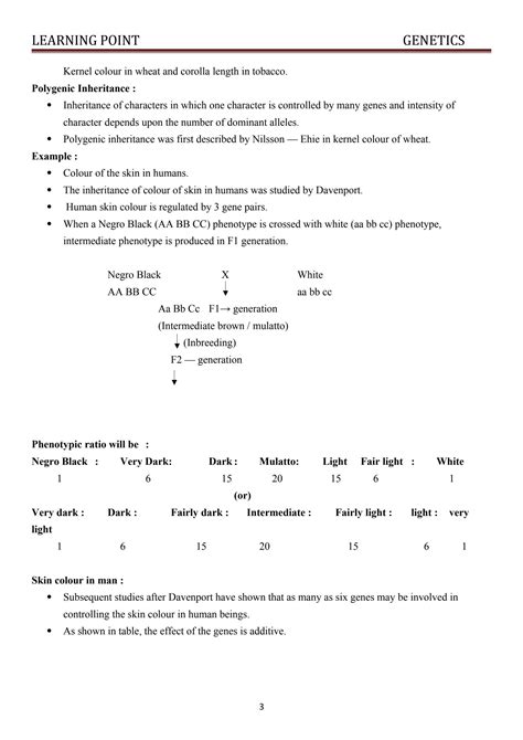 Solution Genetics Notes Studypool