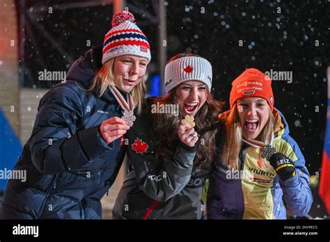 Planica Slovenia St Mar L R Silver Medalist Maren Lundby