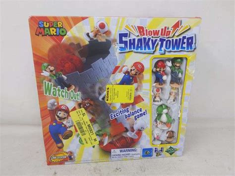 Epoch Games Super Mario Blow Up Shaky Tower Game Dutch Goat