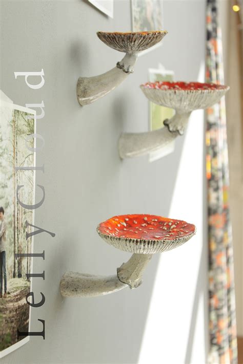 Mushroom Shelf Hanging Shelves Floating Shelves Mushroom Etsy