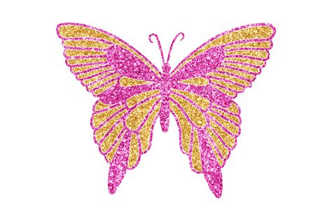 Glitter Butterfly Clipart PNG, Butterfly PNG 15675224 PNG