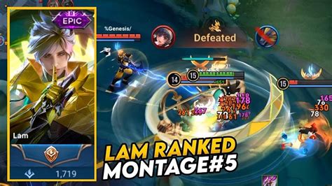 HONOR OF KINGS LAM MONTAGE GAMEPLAY 5 YouTube